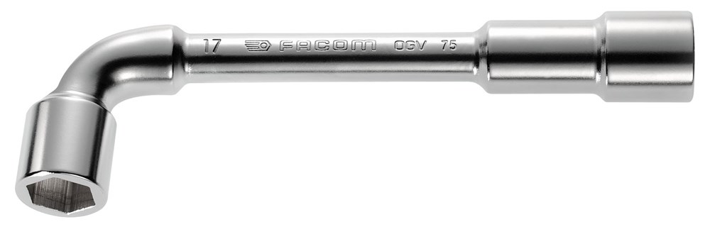 1.75.18 Open pijpsleutel ogv, gesmeed 6x6 kant 18 mm